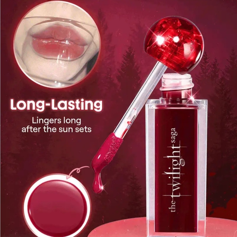 SHEGLAM Twilight Saga Eternal Love Palette, Vamp Highlighter and Lip Tint - Picture 9 of 10